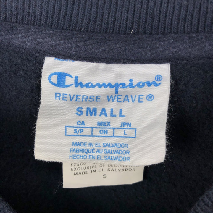 Champion REVERSE WEAVE Reverse Weave College Sweatshirt Trainer Men's S cotton navy blue type Vintage Second Hand