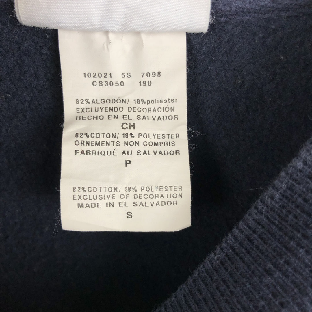 Champion REVERSE WEAVE Reverse Weave College Sweatshirt Trainer Men's S cotton navy blue type Vintage Second Hand