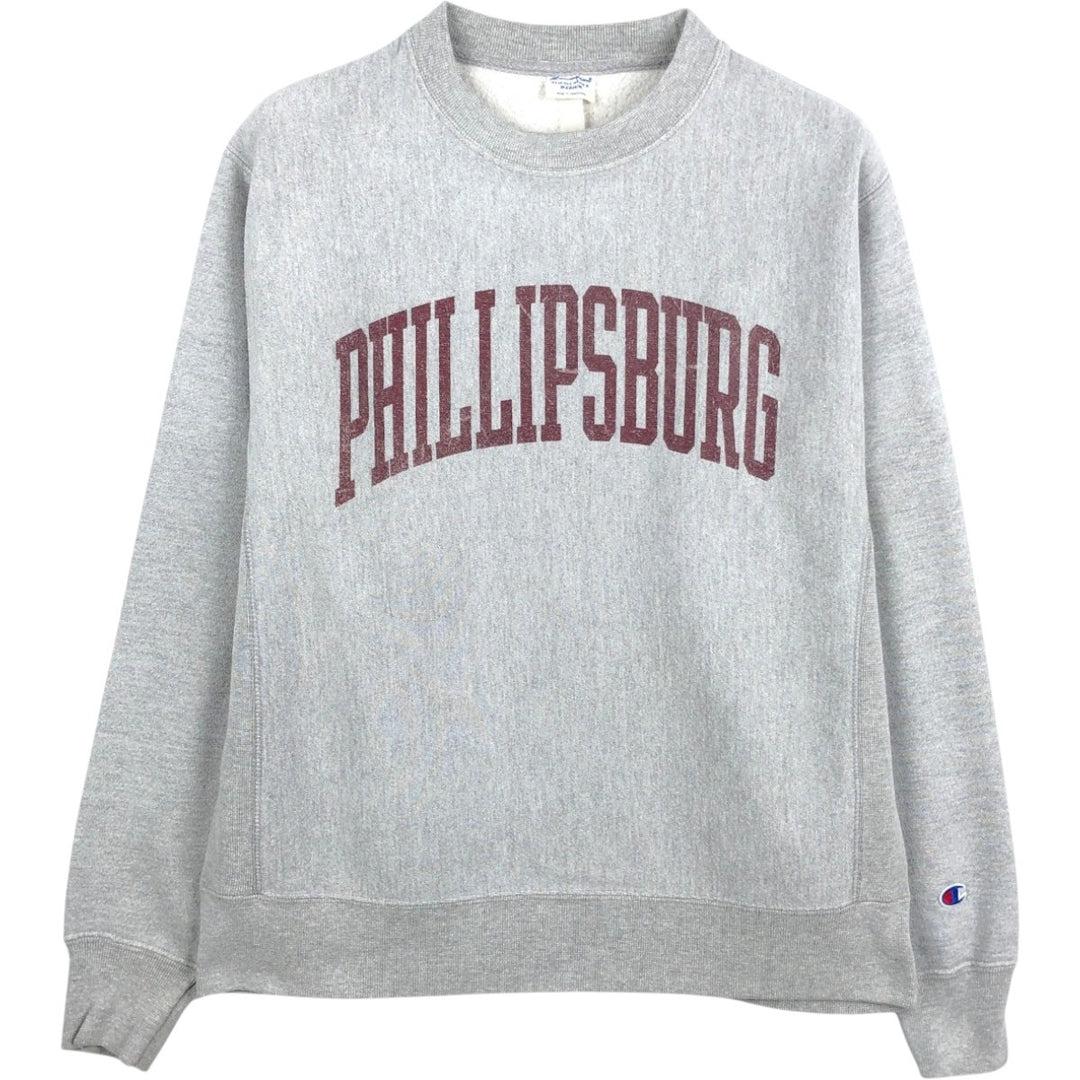 Champion REVERSE WEAVE Reverse Weave College Sweatshirt Trainer Men's M size unclear gray type Vintage Second Hand