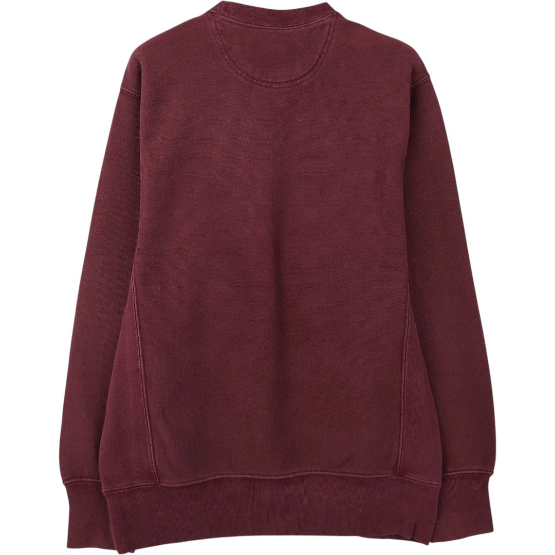 2000'S Champion Original Reverse Weave College Sweatshirt, Men's Size Small cotton burgundy type Vintage Second Hand