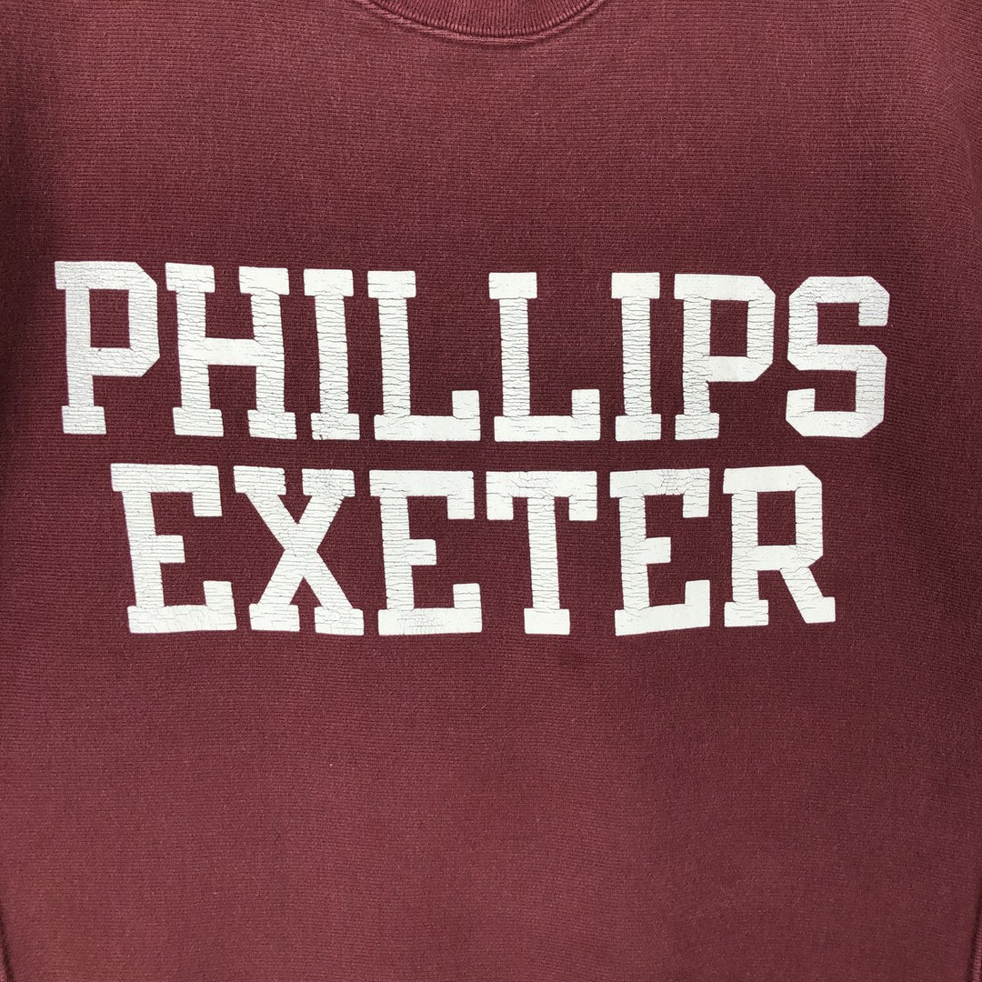 2000'S Champion Original Reverse Weave College Sweatshirt, Men's Size Small cotton burgundy type Vintage Second Hand
