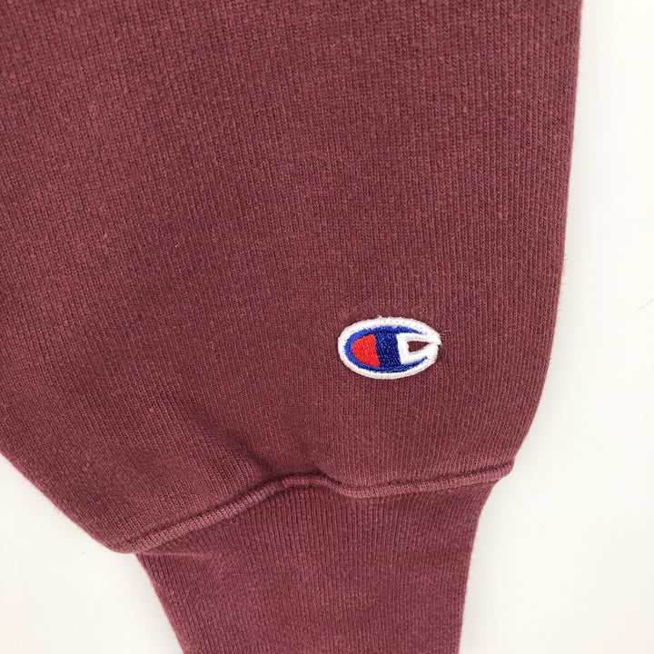 2000'S Champion Original Reverse Weave College Sweatshirt, Men's Size Small cotton burgundy type Vintage Second Hand