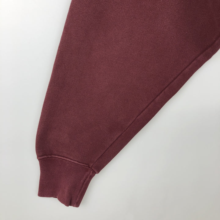 2000'S Champion Original Reverse Weave College Sweatshirt, Men's Size Small cotton burgundy type Vintage Second Hand