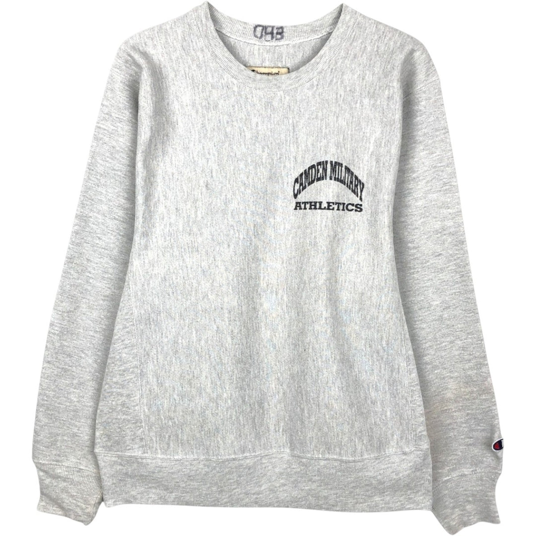 2000'S Champion Premium Reverse Weave College Sweatshirt (Men's Size M) unclear gray type Vintage Second Hand