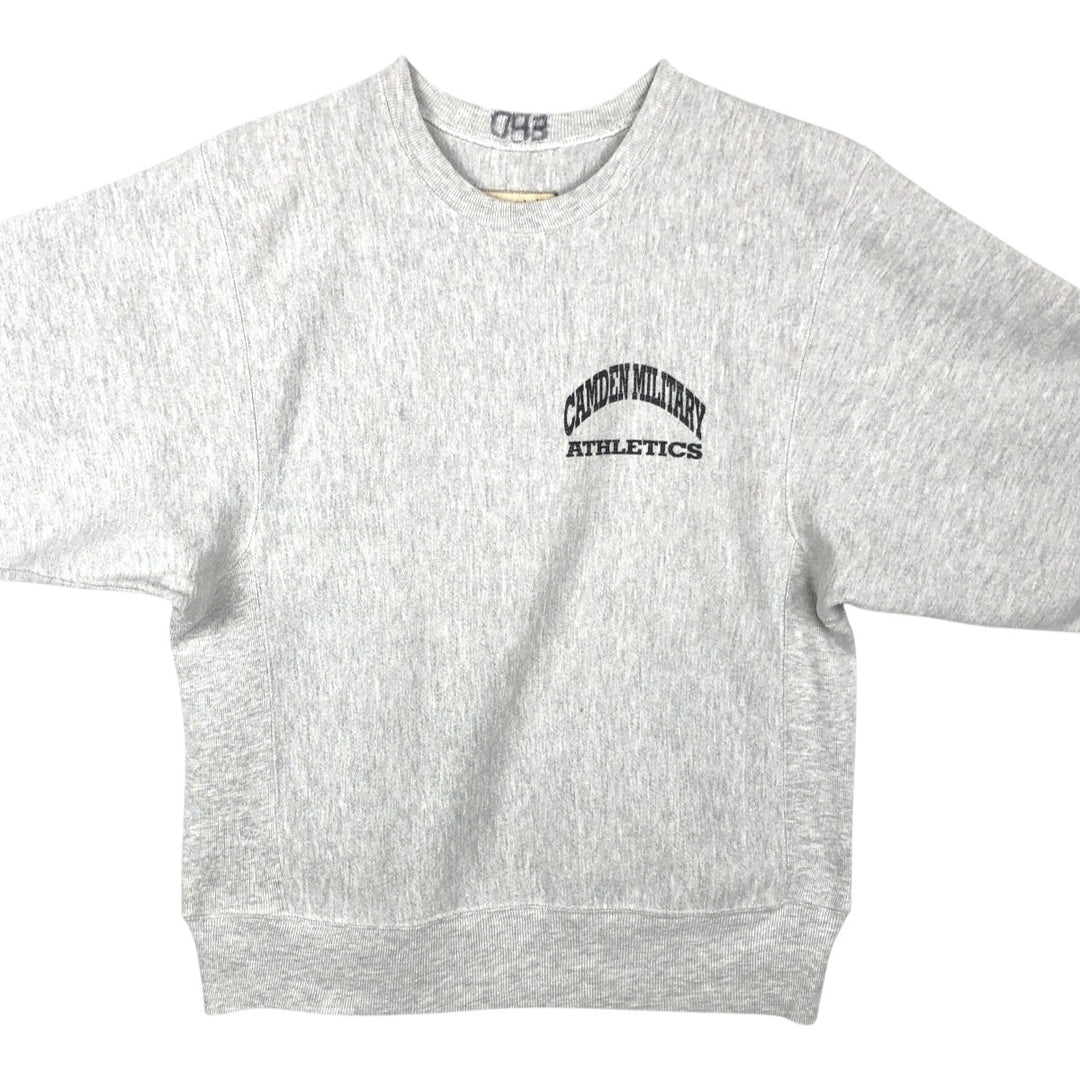 2000'S Champion Premium Reverse Weave College Sweatshirt (Men's Size M) unclear gray type Vintage Second Hand