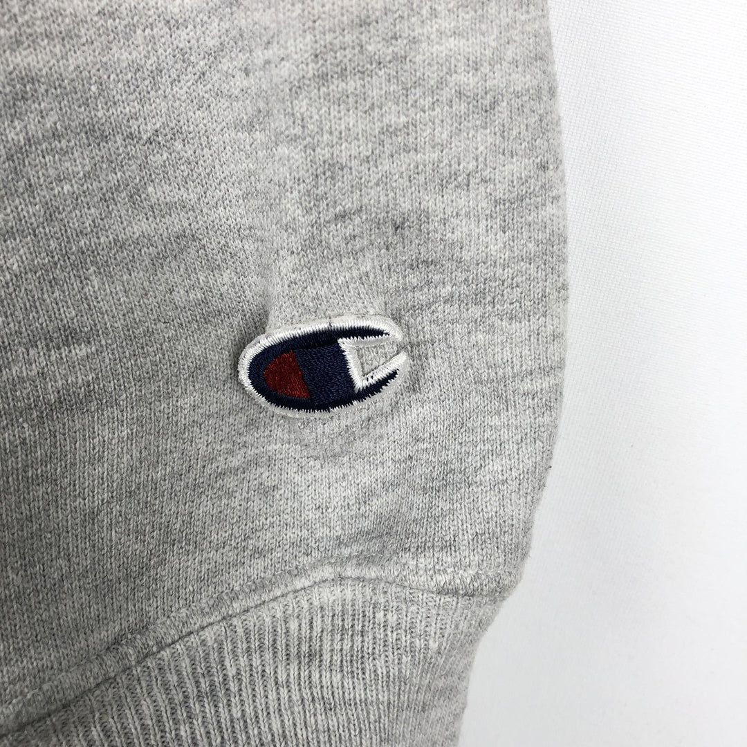 2000'S Champion Premium Reverse Weave College Sweatshirt (Men's Size M) unclear gray type Vintage Second Hand