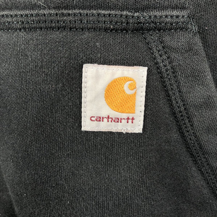 Carhartt Robert B. Our Co., Inc. Half-Zip Advertising Sweatshirt Pullover Hoodie, Men's Size L (approx.) cotton black type Vintage Second Hand