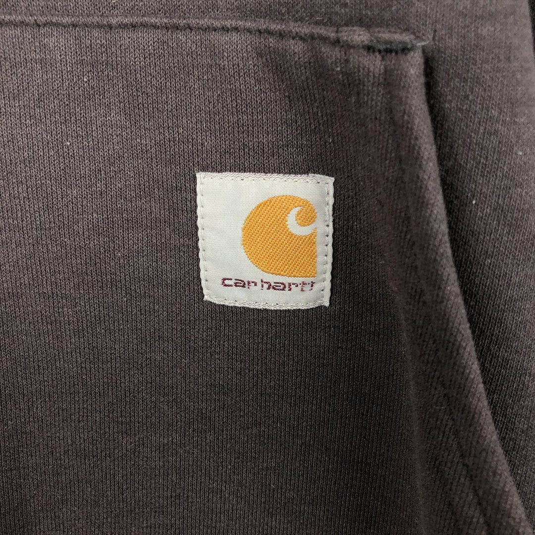 Carhartt Sweat Pullover Hoodie Men's Size L unclear dark chocolate Vintage Second Hand