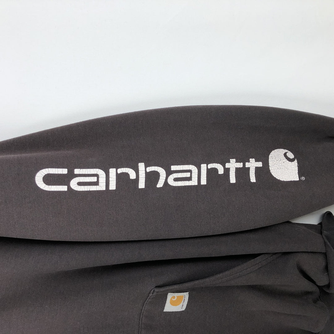 Carhartt Sweat Pullover Hoodie Men's Size L unclear dark chocolate Vintage Second Hand