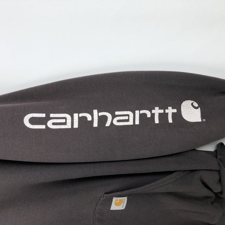 Carhartt Sweat Pullover Hoodie Men's Size L unclear dark chocolate Vintage Second Hand