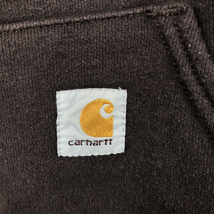 Carhartt Sweat Pullover Hoodie Men's XL Size cotton dark chocolate Vintage Second Hand