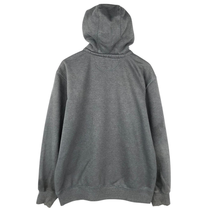 Carhartt Loose Fit Rain Defender Sweat Half-Zip Hoodie (Men's Size L) cotton Charcoal Vintage Second Hand