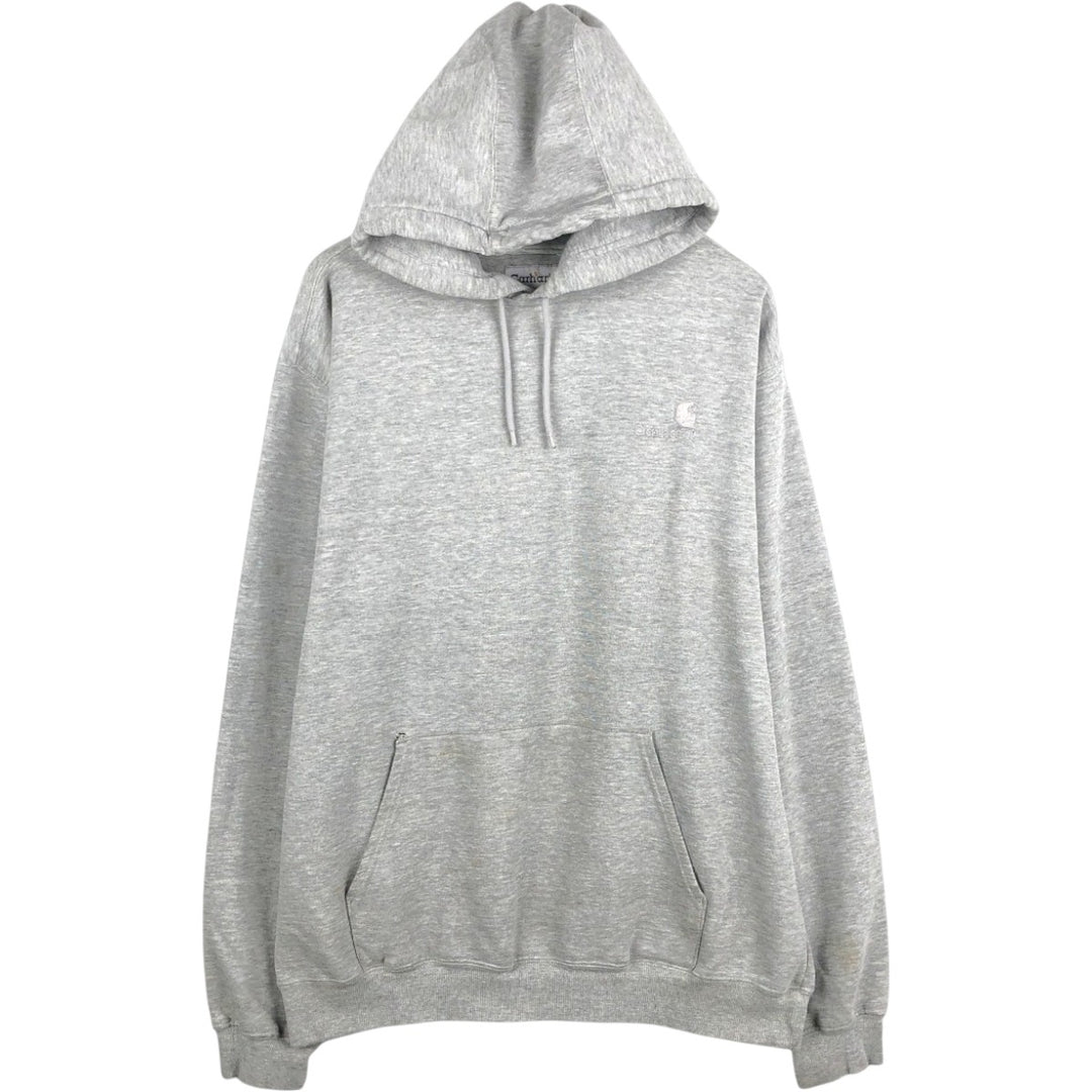Carhartt Sweat Pullover Hoodie Men's XL Size cotton gray type Vintage Second Hand