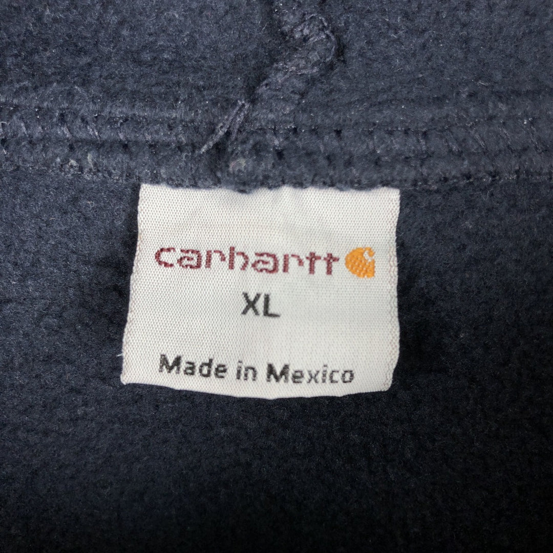 Carhartt Sweat Pullover Hoodie Men's XL Size cotton navy blue type Vintage Second Hand
