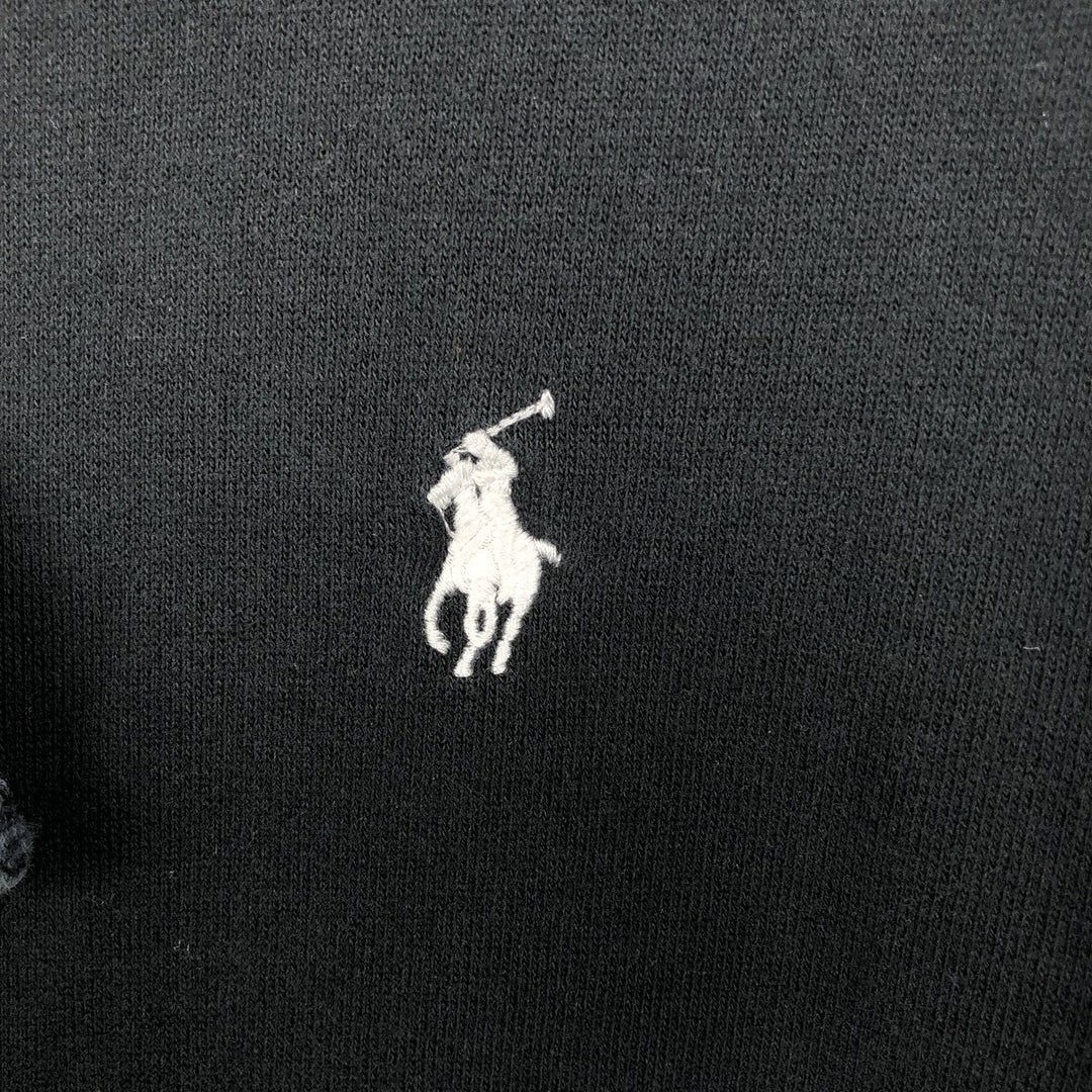 Ralph Lauren POLO RALPH LAUREN PERFORMANCE sweatshirt pullover hoodie, men's size XL unclear black type Vintage Second Hand