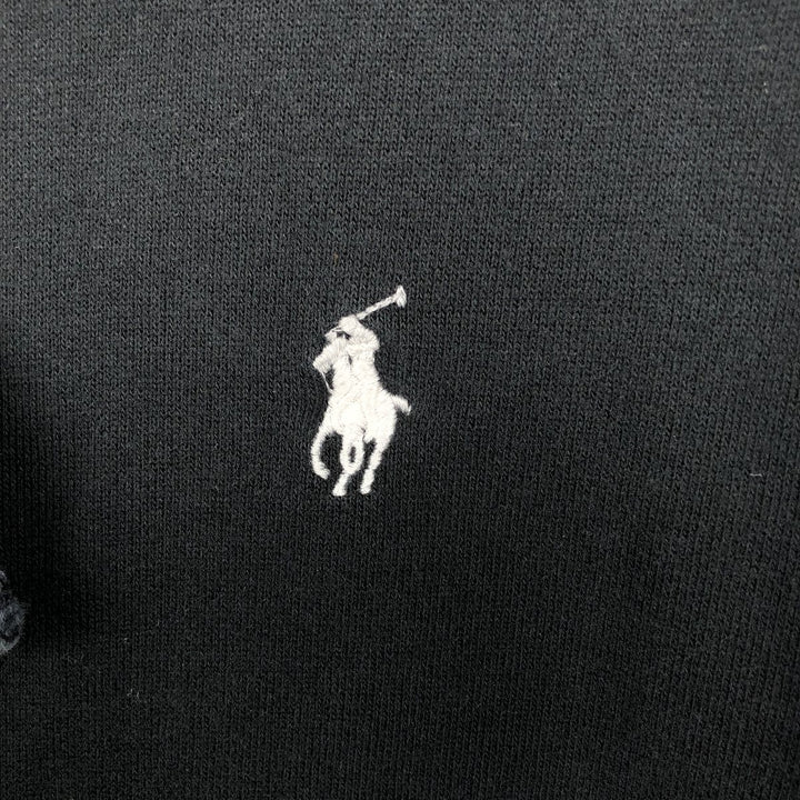 Ralph Lauren POLO RALPH LAUREN PERFORMANCE sweatshirt pullover hoodie, men's size XL unclear black type Vintage Second Hand
