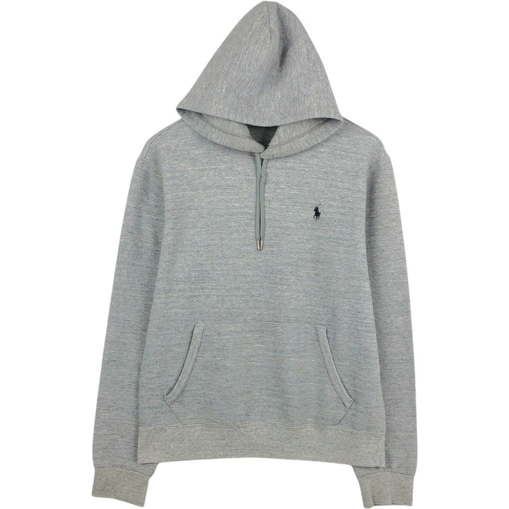 Ralph Lauren POLO RALPH LAUREN Sweatshirt pullover hoodie, men's size M polyester gray type Vintage Second Hand