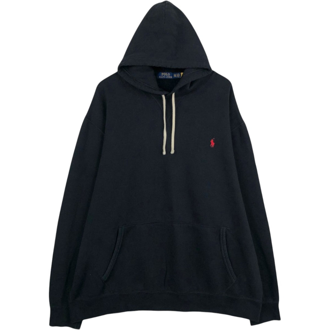 Ralph Lauren POLO RALPH LAUREN Sweatshirt Pullover Hoodie Men's XXL cotton black type Vintage Second Hand