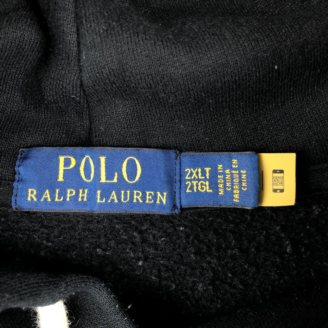 Ralph Lauren POLO RALPH LAUREN Sweatshirt Pullover Hoodie Men's XXL cotton black type Vintage Second Hand