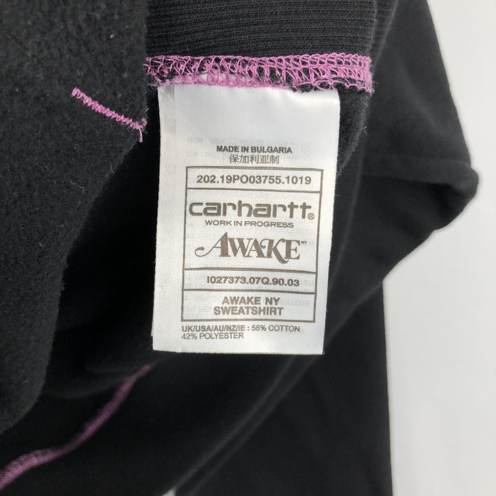 Carhartt AWAKE Sweat Pullover Hoodie, Men's Size M (approx.) cotton black type Vintage Second Hand