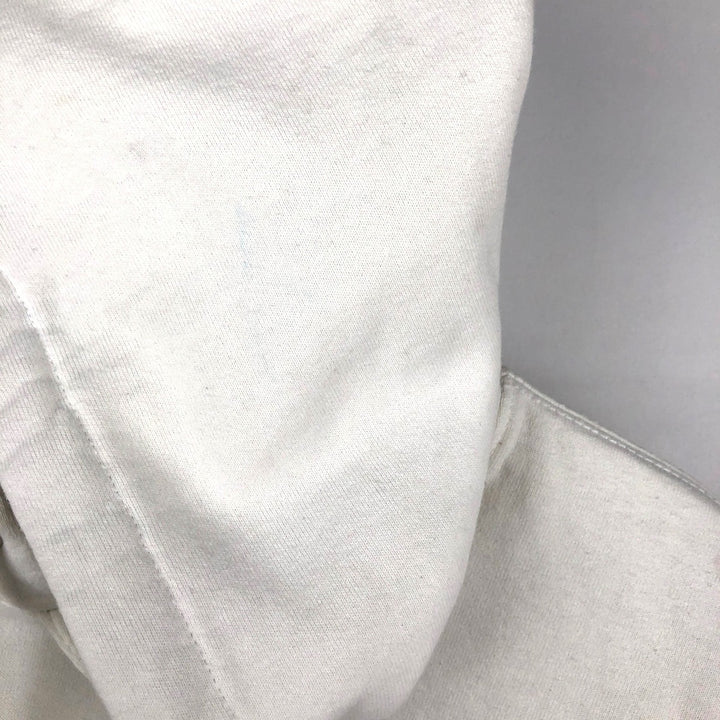 Stussy sweatshirt pullover hoodie, men's size M polyester white type Vintage Second Hand