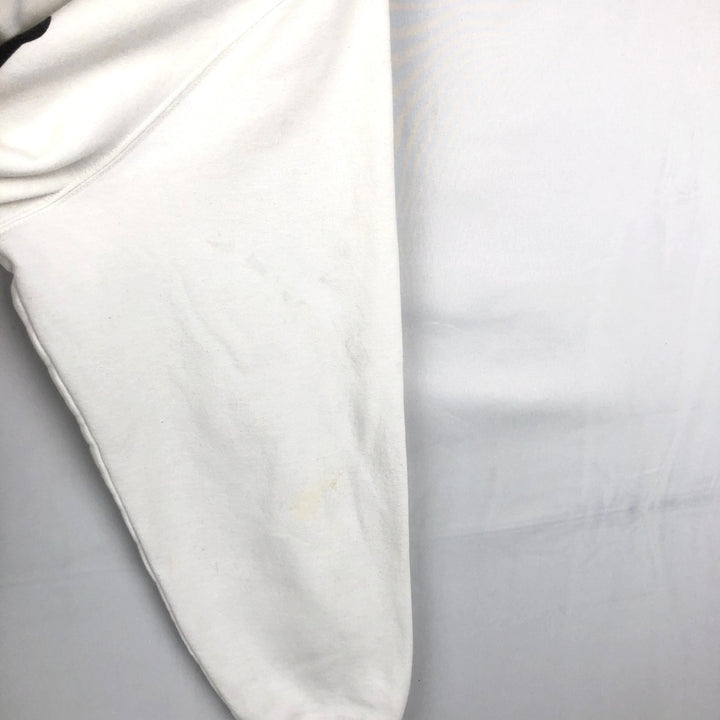 Stussy sweatshirt pullover hoodie, men's size M polyester white type Vintage Second Hand