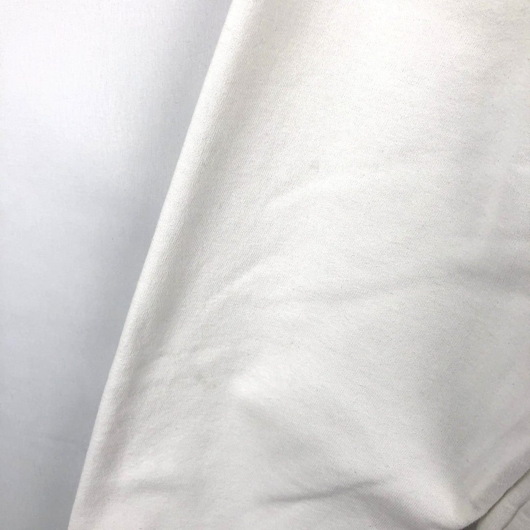 Stussy sweatshirt pullover hoodie, men's size M polyester white type Vintage Second Hand