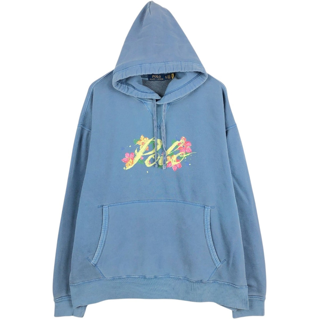 Ralph Lauren POLO RALPH LAUREN Sweatshirt Pullover Hoodie Men's XL cotton blue type Vintage Second Hand