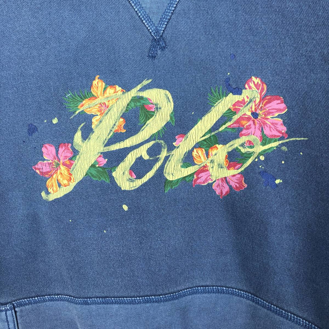 Ralph Lauren POLO RALPH LAUREN Sweatshirt Pullover Hoodie Men's XL cotton blue type Vintage Second Hand