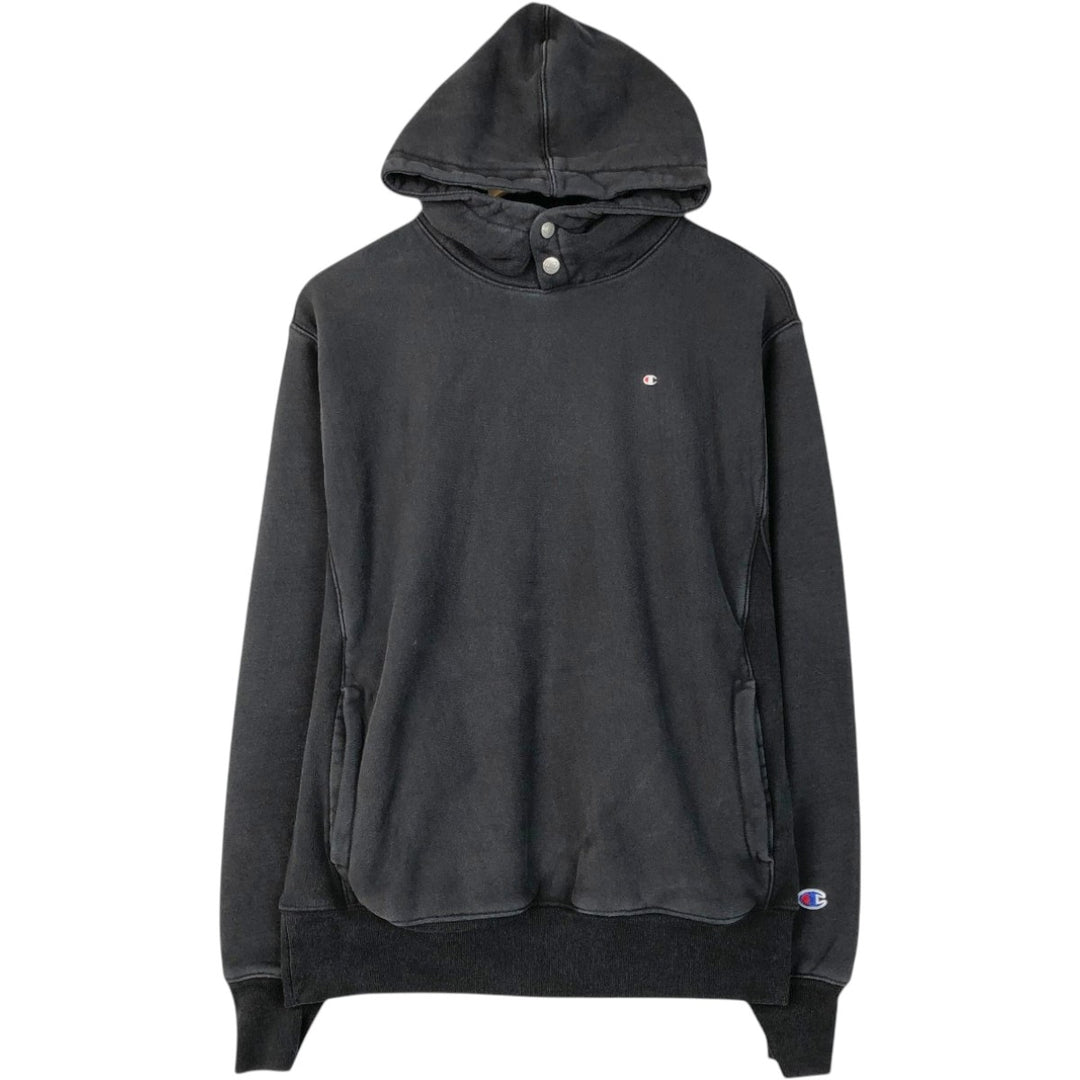 Champion REVERSE WEAVE Reverse Weave Sweat Pullover Hoodie Men's M cotton black type Vintage Second Hand
