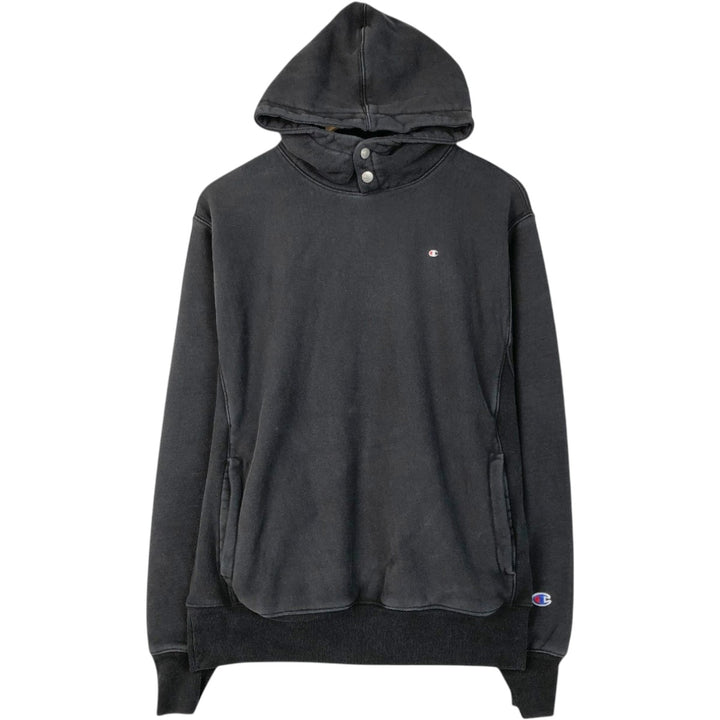 Champion REVERSE WEAVE Reverse Weave Sweat Pullover Hoodie Men's M cotton black type Vintage Second Hand