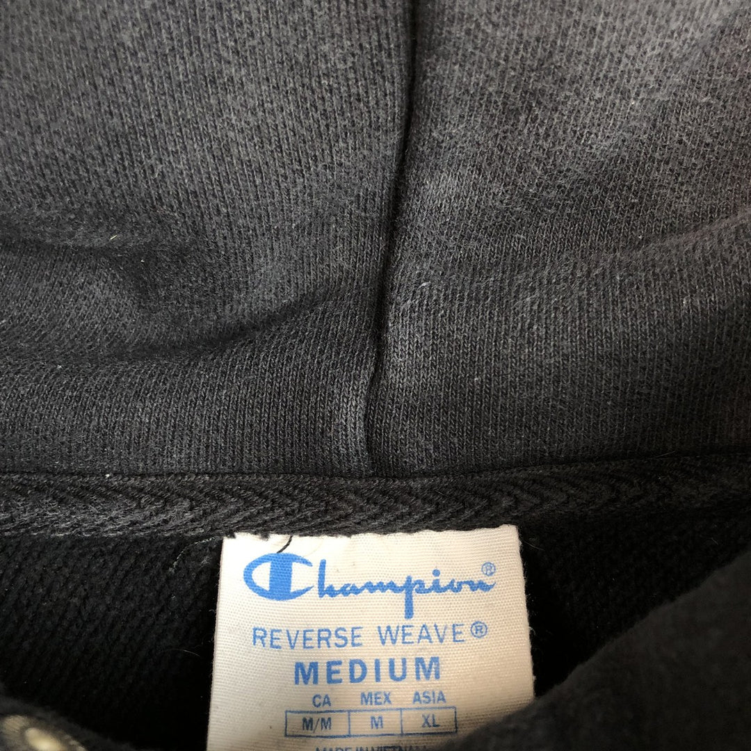 Champion REVERSE WEAVE Reverse Weave Sweat Pullover Hoodie Men's M cotton black type Vintage Second Hand