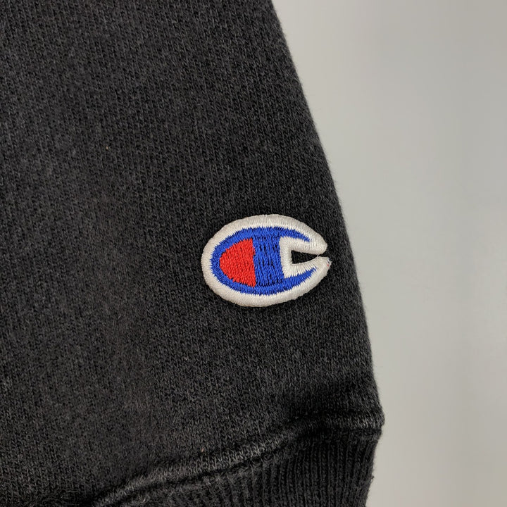 Champion PREMIUM REVERSE WEAVE Sweat Pullover Hoodie (Men's XXL equivalent) unclear black type Vintage Second Hand