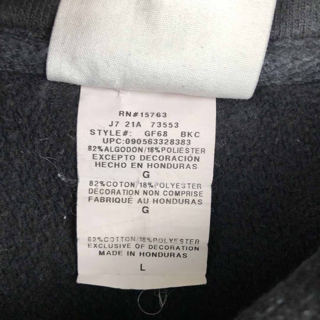 Champion REVERSE WEAVE Reverse Weave Sweat Pullover Hoodie Men's L size cotton black type Vintage Second Hand