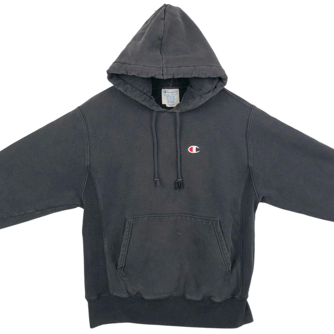 Champion REVERSE WEAVE Reverse Weave Sweat Pullover Hoodie Men's M cotton black type Vintage Second Hand