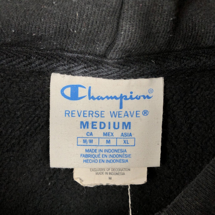 Champion REVERSE WEAVE Reverse Weave Sweat Pullover Hoodie Men's M cotton black type Vintage Second Hand