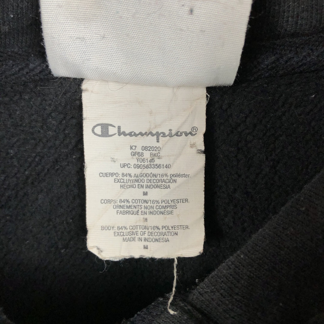 Champion REVERSE WEAVE Reverse Weave Sweat Pullover Hoodie Men's M cotton black type Vintage Second Hand