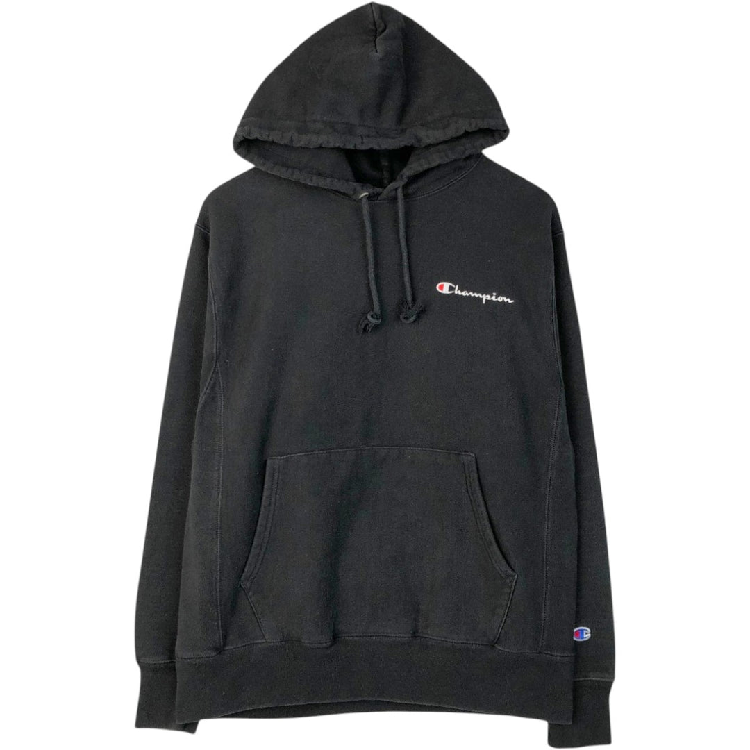 Champion REVERSE WEAVE Reverse Weave Sweat Pullover Hoodie Men's M cotton black type Vintage Second Hand
