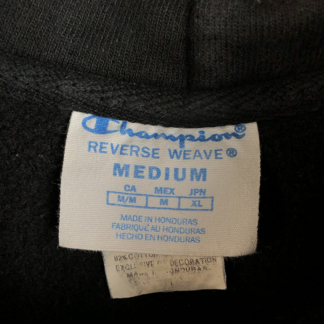 Champion REVERSE WEAVE Reverse Weave Sweat Pullover Hoodie Men's M cotton black type Vintage Second Hand