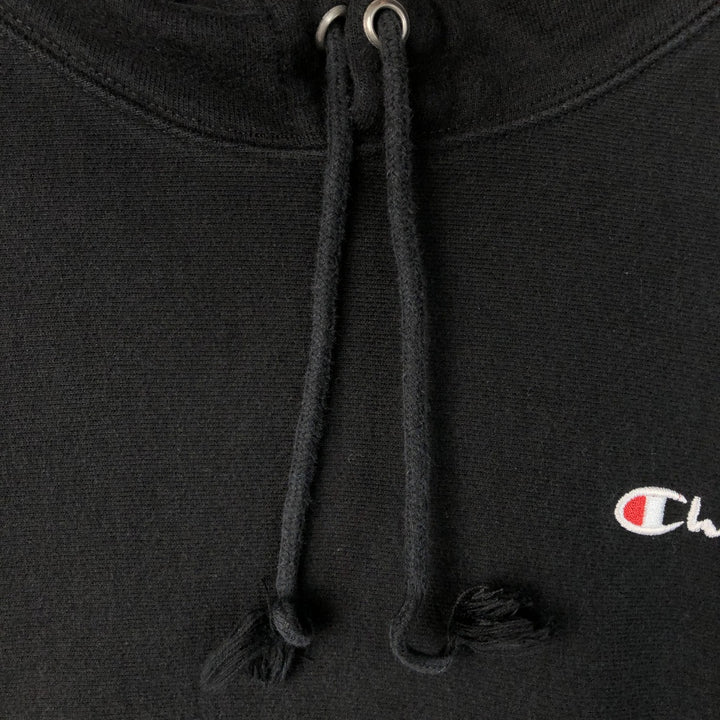 Champion REVERSE WEAVE Reverse Weave Sweat Pullover Hoodie Men's M cotton black type Vintage Second Hand