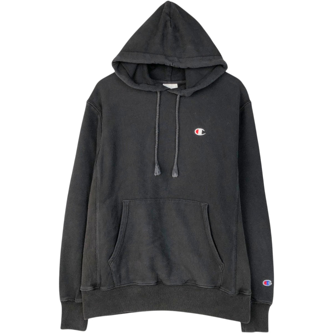 Champion REVERSE WEAVE Reverse Weave Sweat Pullover Hoodie Men's L size unclear black type Vintage Second Hand