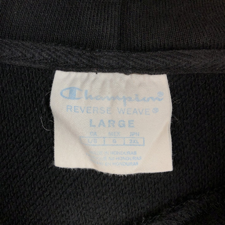 Champion REVERSE WEAVE Reverse Weave Sweat Pullover Hoodie Men's L size unclear black type Vintage Second Hand