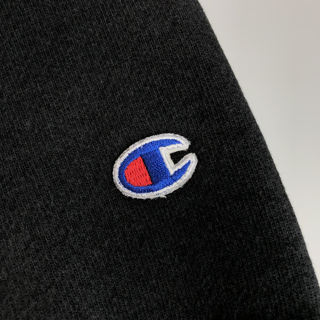 Champion REVERSE WEAVE Reverse Weave Sweat Pullover Hoodie Men's L size cotton black type Vintage Second Hand