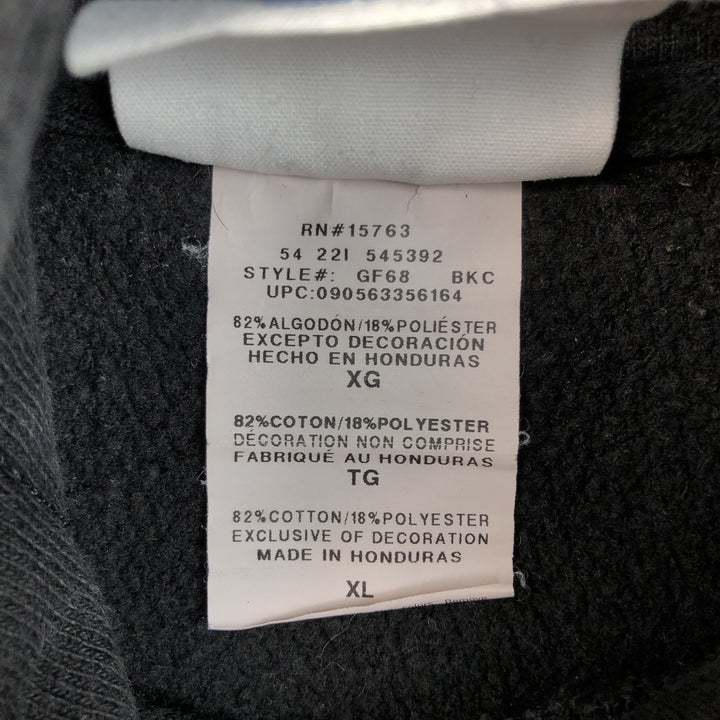 Champion Sweatshirt Pullover Hoodie Men's XL cotton black type Vintage Second Hand
