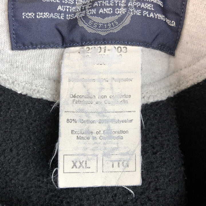 Champion Authentic Athletic Apparel Sweatshirt Pullover Hoodie, Men's XXL cotton navy blue type Vintage Second Hand