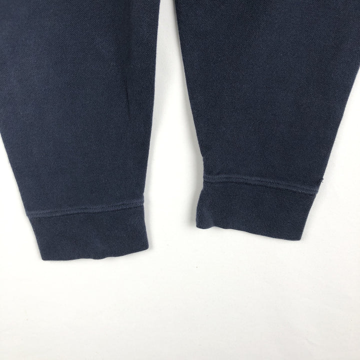 Brooks Brothers MICHIGAN University of Michigan College Piqué Half-Zip Sweatshirt (Men's XL equivalent) Pima Cotton navy blue type Vintage Second Hand