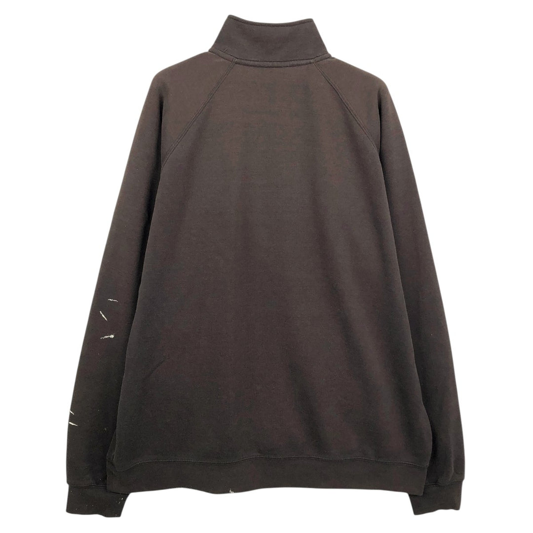 Carhartt Half-Zip Sweatshirt, Men's Size XL (approx.) cotton black type Vintage Second Hand