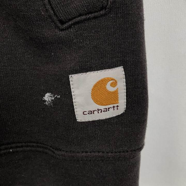Carhartt Half-Zip Sweatshirt, Men's Size XL (approx.) cotton black type Vintage Second Hand