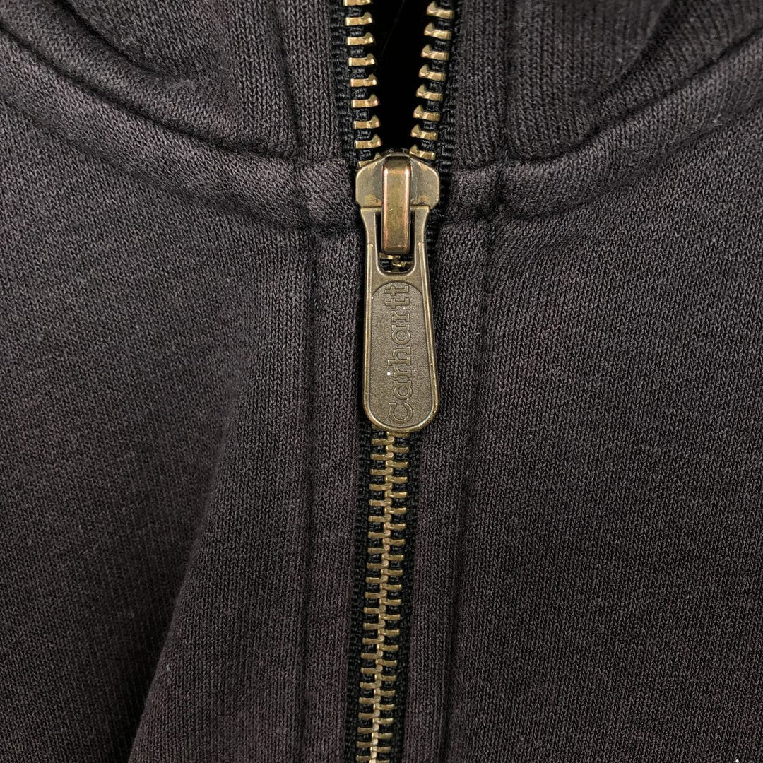 Carhartt Half-Zip Sweatshirt, Men's Size XL (approx.) cotton black type Vintage Second Hand