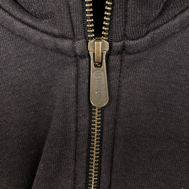 Carhartt Half-Zip Sweatshirt, Men's Size XL (approx.) cotton black type Vintage Second Hand